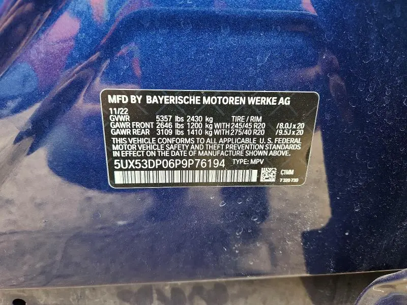 2023 BMW X3 XDRIVE30I  