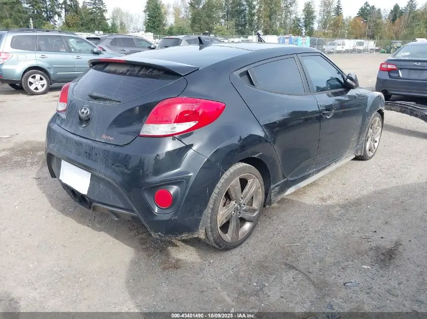 2013 HYUNDAI VELOSTER TURBO W/BLACK