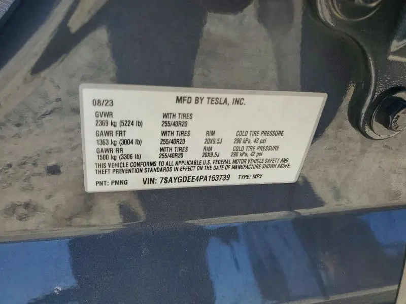 2023 TESLA MODEL Y   