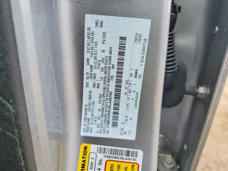 2024 FORD BRONCO RAPTOR  