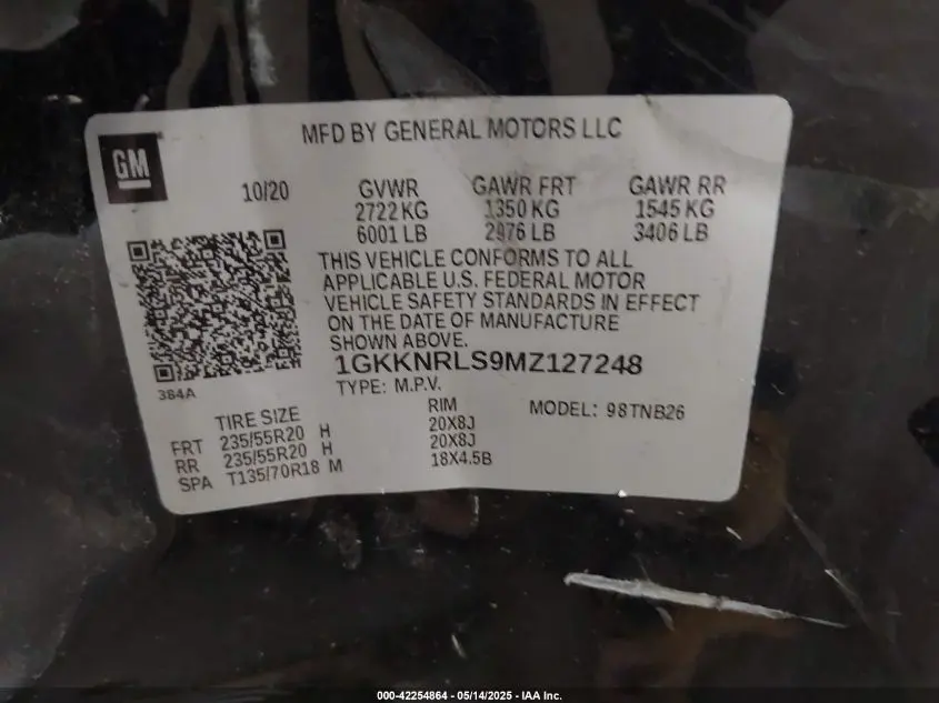2021 GMC ACADIA AWD SLE