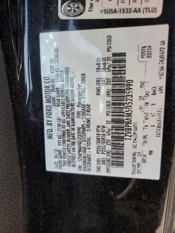 2013 FORD MUSTANG   