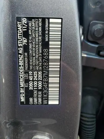 2021 MERCEDES-BENZ A 220 4MATIC  