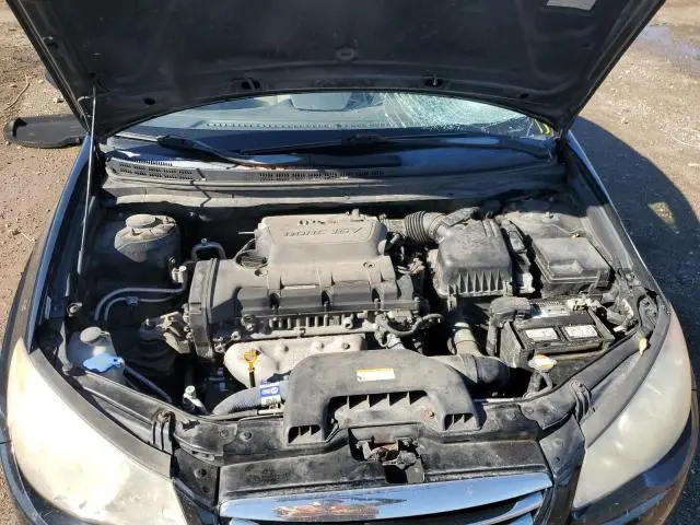 2010 HYUNDAI ELANTRA BLUE  
