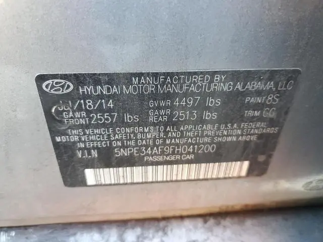 2015 HYUNDAI SONATA SPORT  