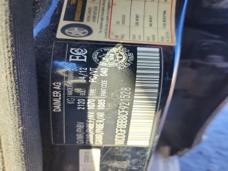 2012 MERCEDES-BENZ C 300 4MATIC  