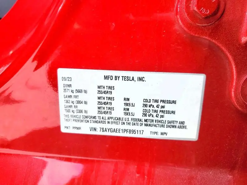 2023 TESLA MODEL Y   