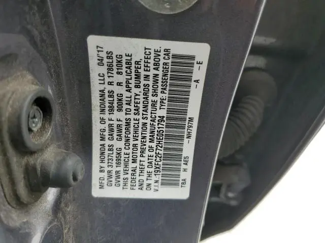 2017 HONDA CIVIC EX