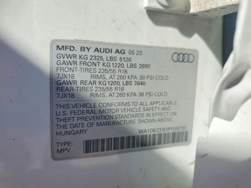 2023 AUDI Q3 PREMIUM S LINE 45  