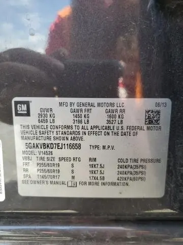 2014 BUICK ENCLAVE   