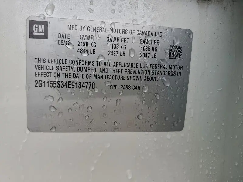 2014 CHEVROLET IMPALA LTZ  