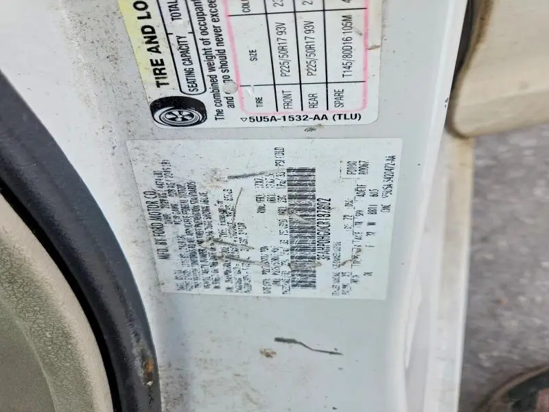 2012 FORD FUSION SE  