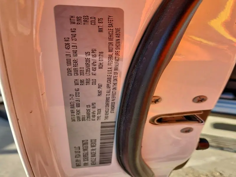 2021 RAM 2500 LONGHORN  