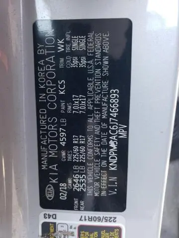2018 KIA SPORTAGE LX