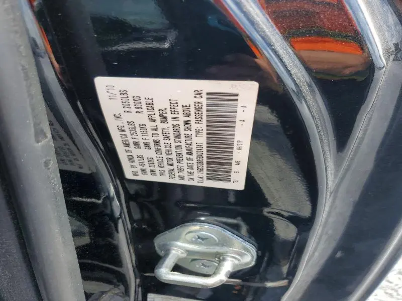 2011 HONDA ACCORD EXL  