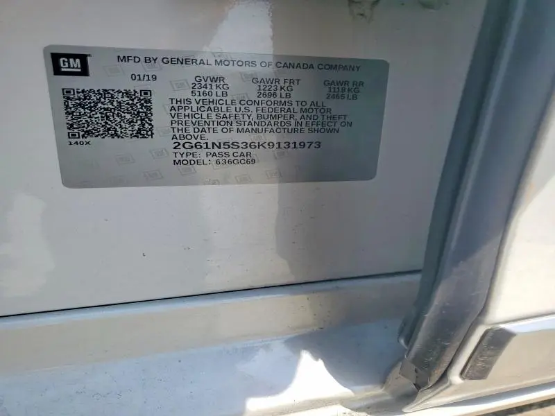 2019 CADILLAC XTS LUXURY  