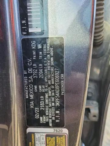 2023 KIA FORTE GT LINE  