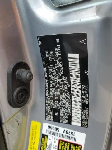 2012 TOYOTA SIENNA LE  