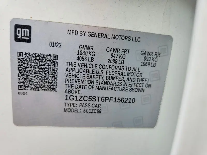 2023 CHEVROLET MALIBU LS  