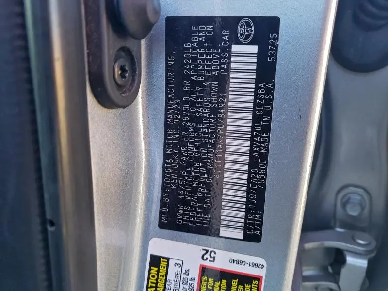 2023 TOYOTA CAMRY SE NIGHT SHADE  