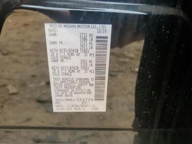 2020 INFINITI QX60 LUXE