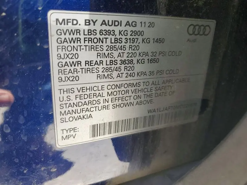 2021 AUDI Q7 PREMIUM PLUS  