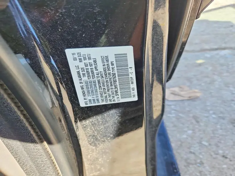 2015 HONDA ODYSSEY TOURING  