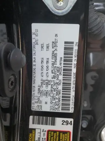 2022 TOYOTA TACOMA DOUBLE CAB  