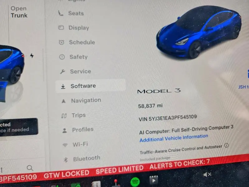 2023 TESLA MODEL 3   