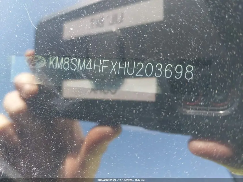 2017 HYUNDAI SANTA FE SE