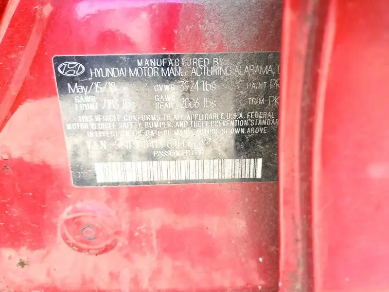 2018 HYUNDAI ELANTRA SEL  