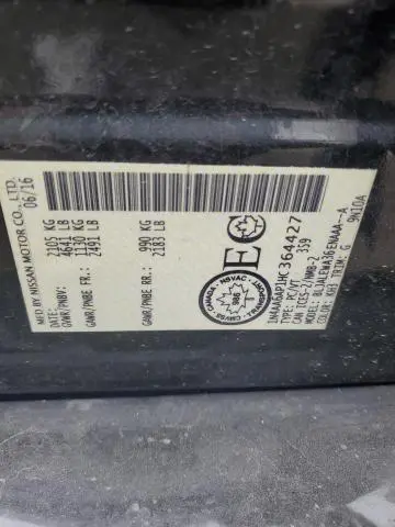 2017 NISSAN MAXIMA 3.5S  