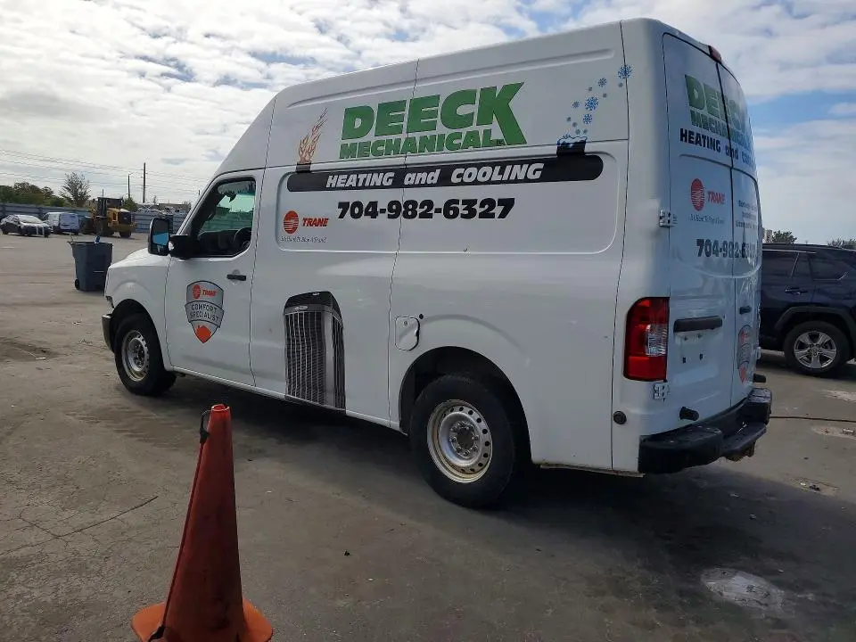 2019 NISSAN NV 2500 CARGO- PRI FLEET- CK ENG LT ON