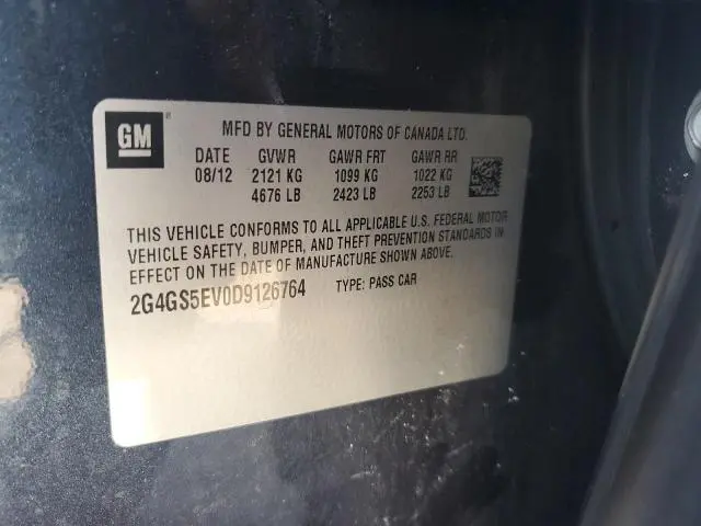 2013 BUICK REGAL PREMIUM  