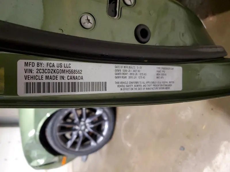 2021 DODGE CHALLENGER GT  