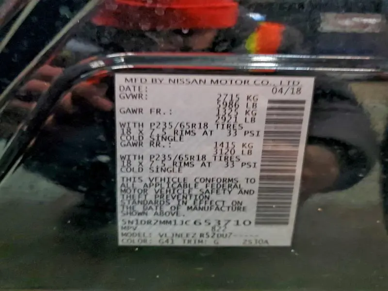 2018 NISSAN PATHFINDER S  