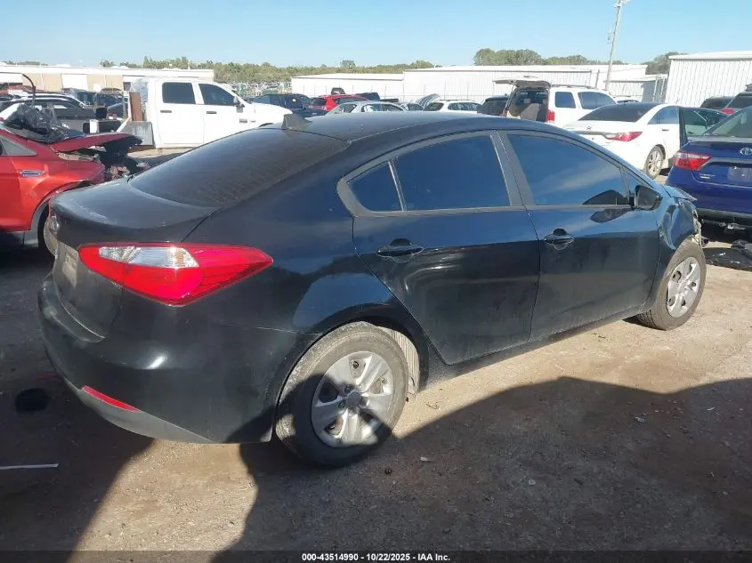 2016 KIA FORTE LX