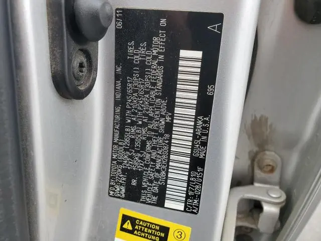 2011 TOYOTA HIGHLANDER BASE  