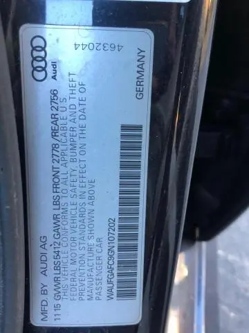 2016 AUDI A6 PREMIUM PLUS  