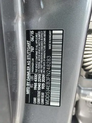 2015 MERCEDES-BENZ CLA 250  