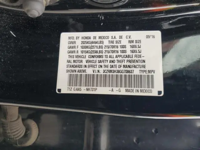 2016 HONDA CR-V LX  