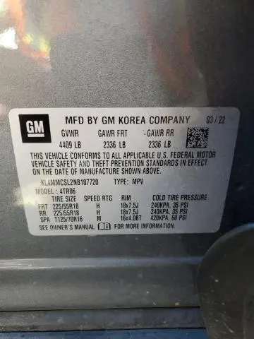 2022 BUICK ENCORE GX PREFERRED  