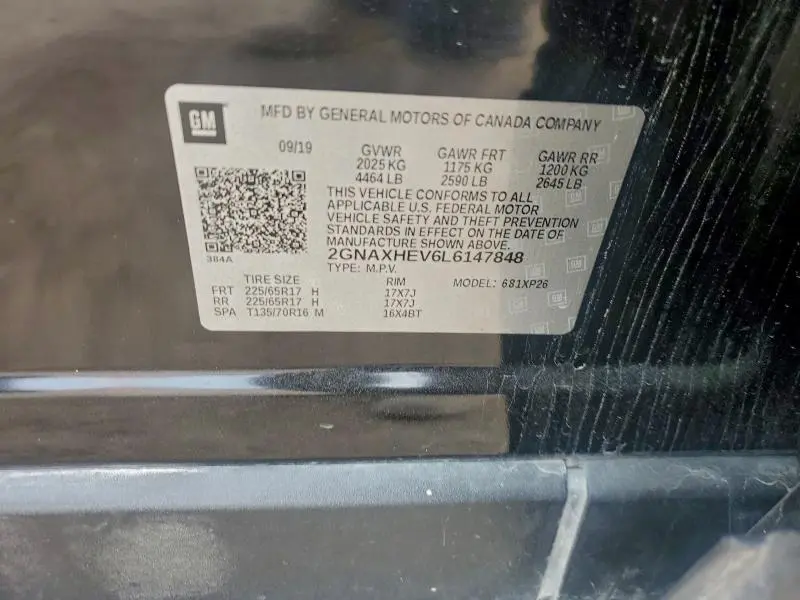 2020 CHEVROLET EQUINOX LS  