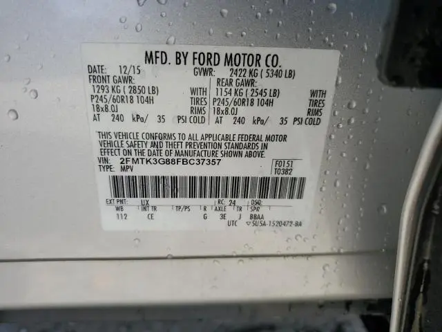 2015 FORD EDGE SE  