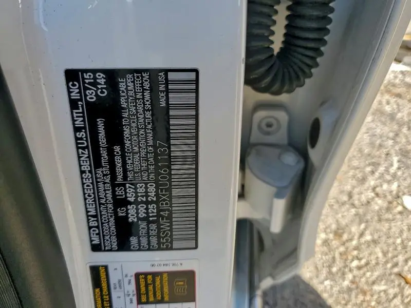 2015 MERCEDES-BENZ C 300  