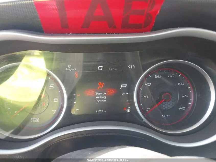 2016 DODGE CHARGER SXT