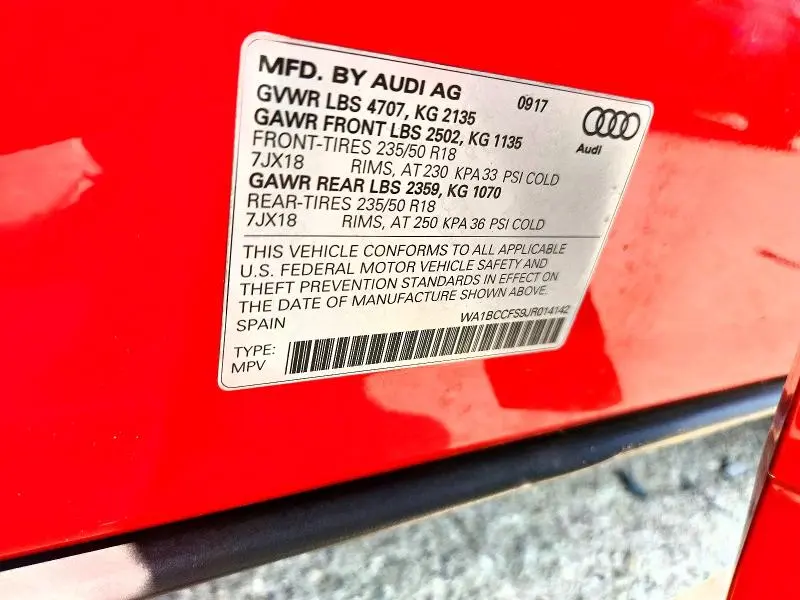 2018 AUDI Q3 PREMIUM  
