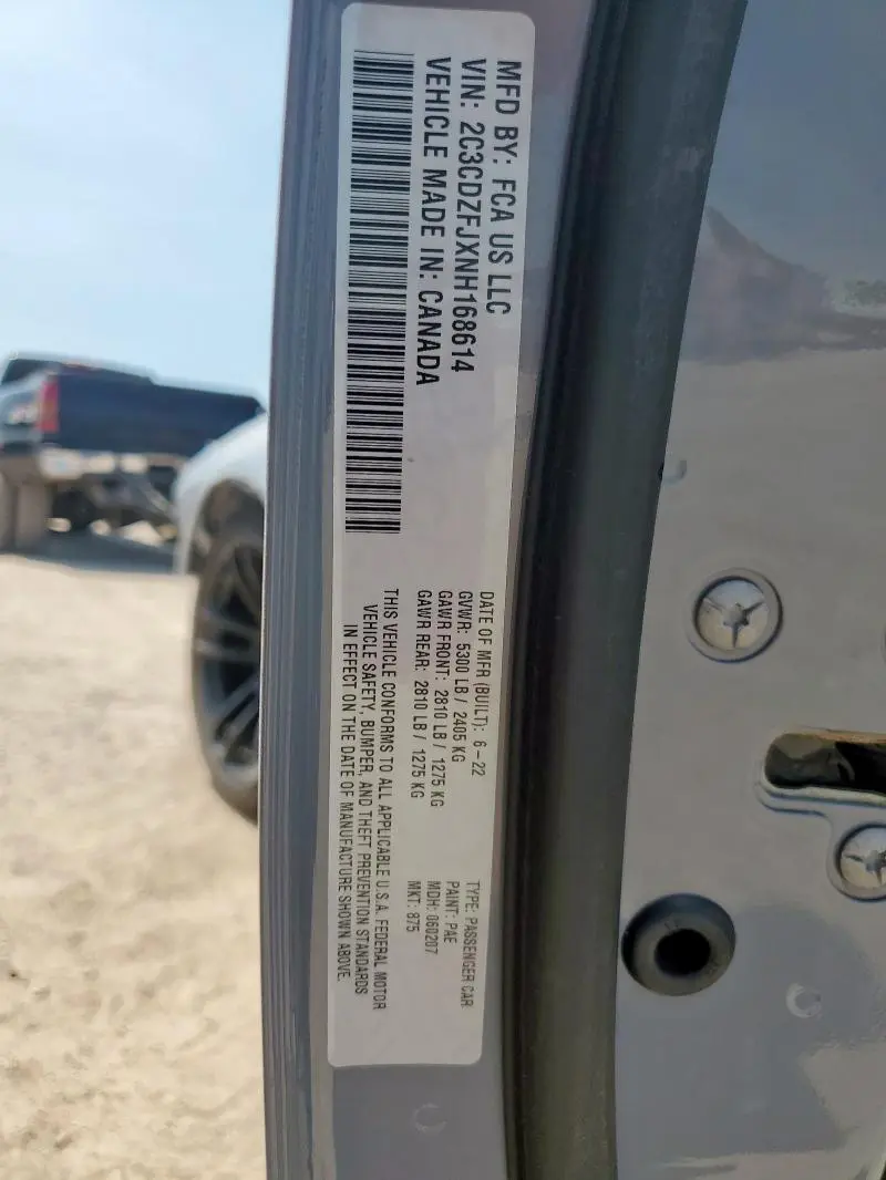 2022 DODGE CHALLENGER R/T SCAT PACK  