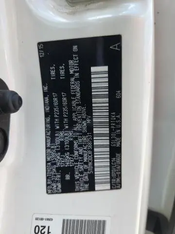 2015 TOYOTA SIENNA XLE  