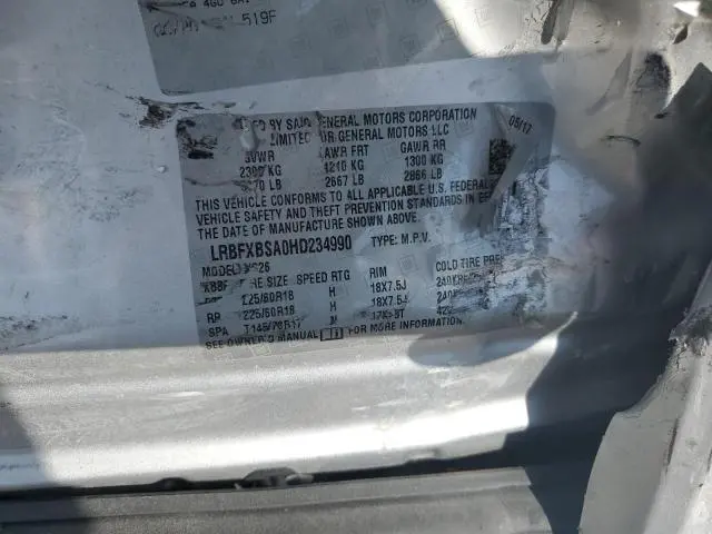 2017 BUICK ENVISION ESSENCE  